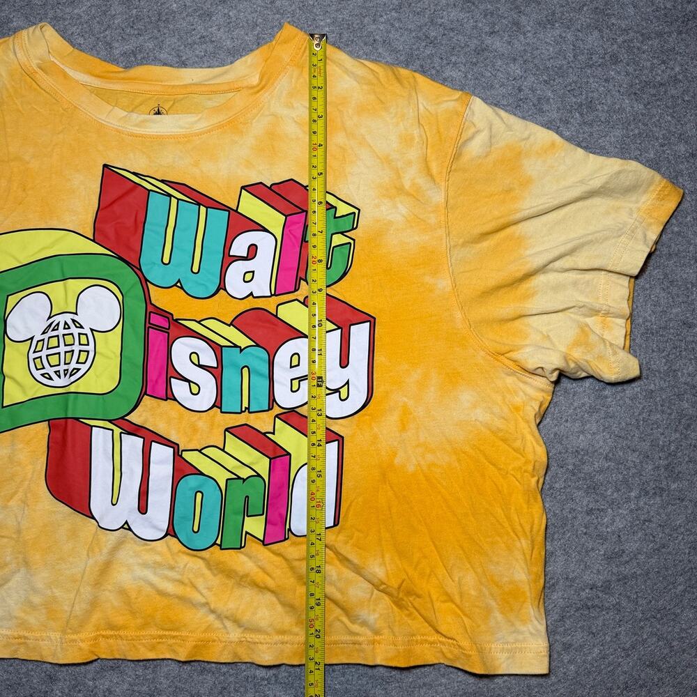 Disney Unisex 1X T-Shirt Plus Size Graphic Tie-Dye Yellow - Picture 5 of 6